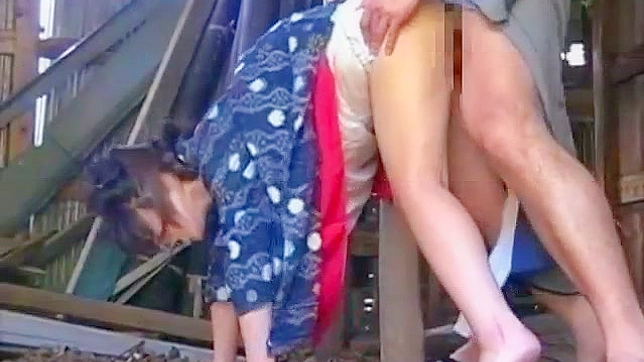 Reiko Akiyama making a hot fuck with the samurai master