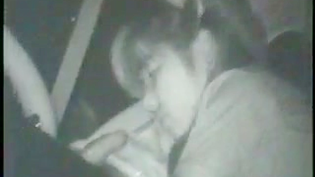 Chica asiática fascinante y sensual chupando polla al aire libre