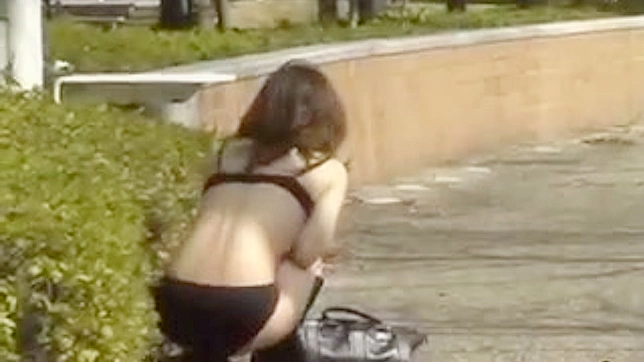 Prancing around in her panties and her bra like very hot stuff