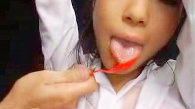 folded asian doll wants her master to  her