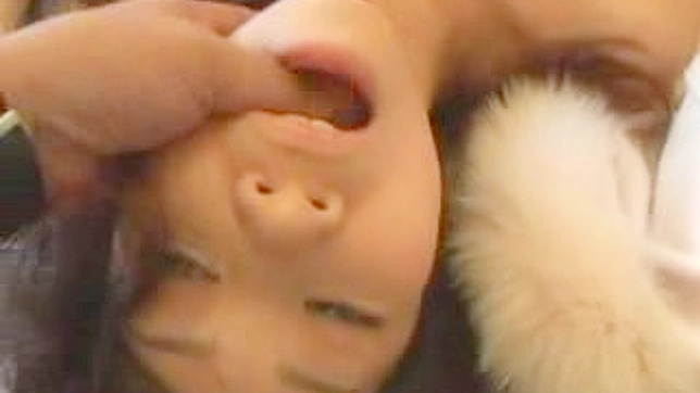 Naked and daring japanese  is masturbating her pussy