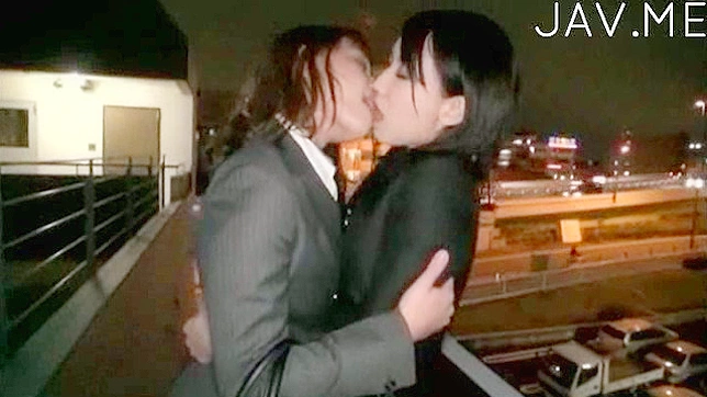 Passionate kissing and caressing for this luscious lesbians