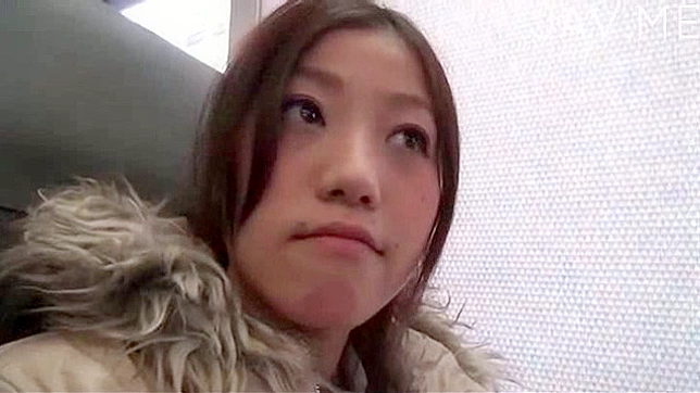 Nice looking japanese cutie is ing coffee in the room