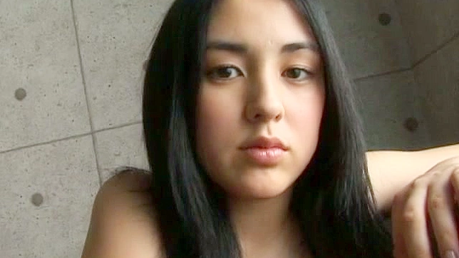 Insatiable and hungry teen is showing her huge boobs