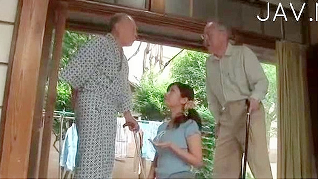 Gorgeous asian skank watches in awe as her cunt is drilled