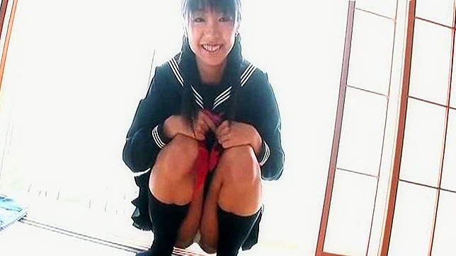 Insolent teen lifts her skirt to pose her nice ass