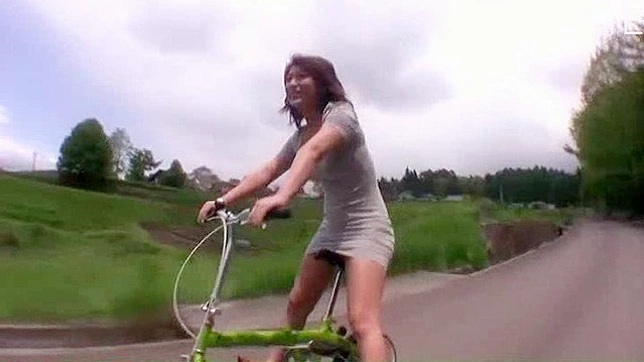 Adorable Japanese cutie receives a strong fuck in the nature