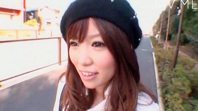 Young Japanese gets ready to deal a stiff senior cock