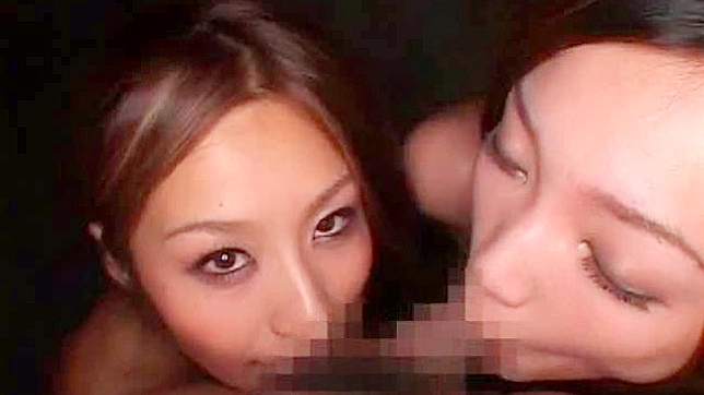 ty nikki and her kinky friend compete in sucking cock
