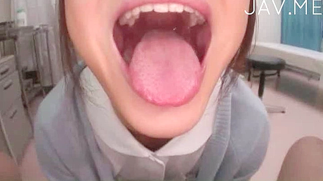 Firing up Japanese babe's lusty needs with a giant vibrator