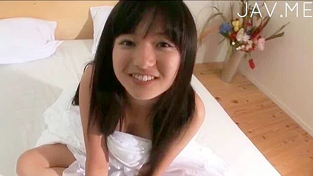 Arousing showing of hot body from demure Japanese chick