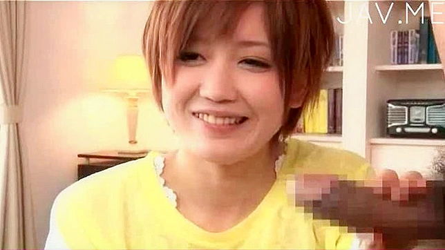 Hot Japanese wife plays along dirty guy's needs