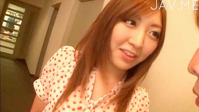 Naughty pecker sucking from captivating Japanese babe