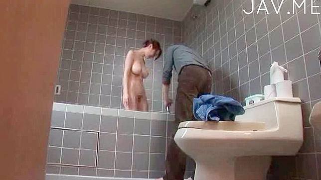 Lustful babe gets busy in the shower with this tasty dong