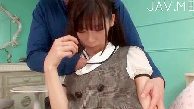 Sweet Japanese darling receives wild beaver licking from stud
