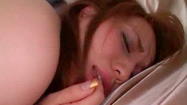 Wild toying and fingering for attractive Japanese sweetheart