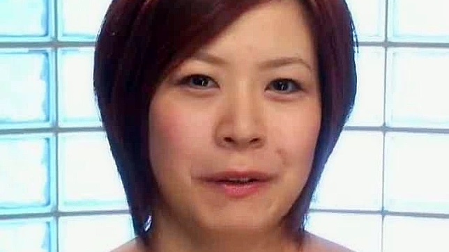 Vibrator pleasuring for sexy Japanese chick's hairy beaver