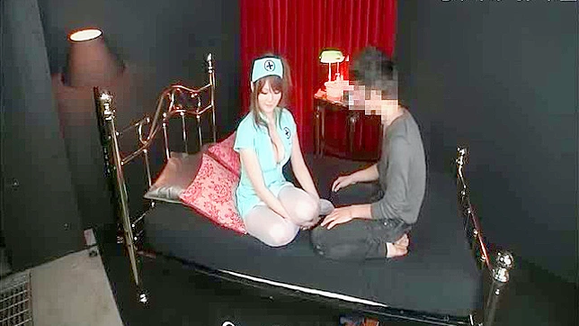 Busty Japanese nurse heals dude's lusty needs with wild sex
