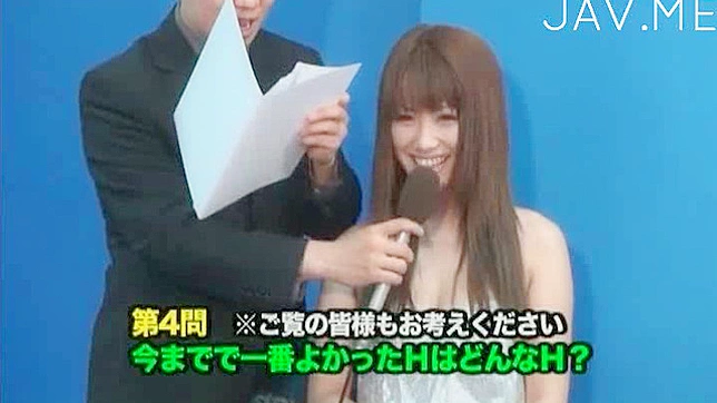 Salacious beaver drilling for big tits Japanese sweetheart
