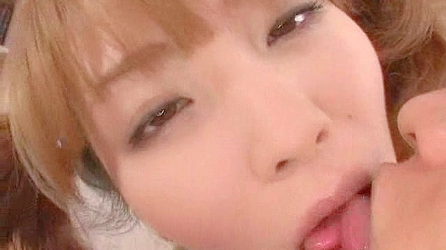 Cutie with pigtails sucks cock and fucks passionately
