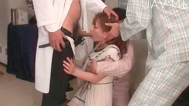 Ass fingering loosens this big tits Japanese girl up for anal sex