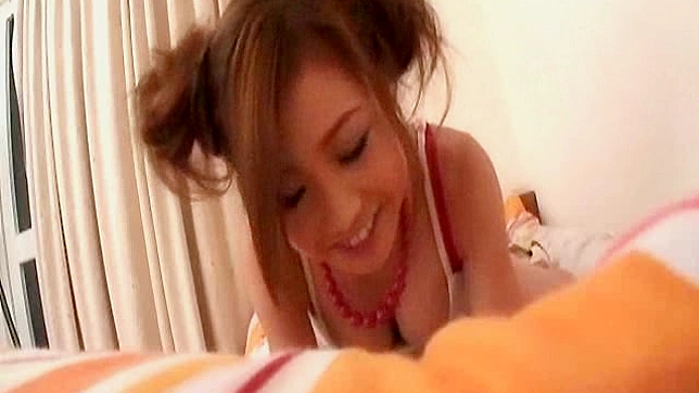 Charming Asian brunette has a lovely and hairy twat to share