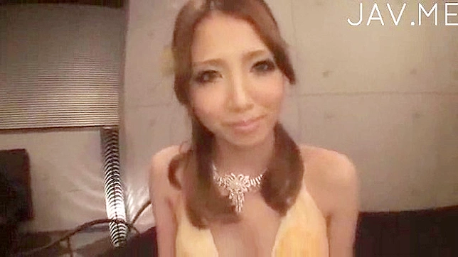 Frisky japanese teen gets her vagina drilled from behind