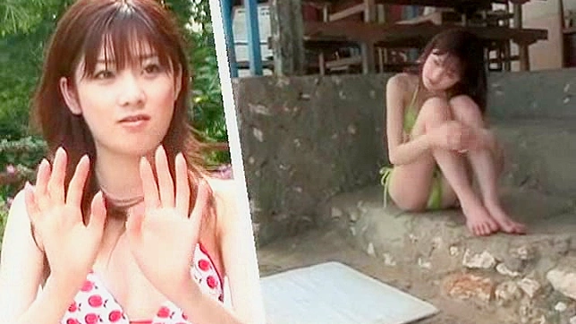 Softcore showing of beautiful and cute Japanese teen