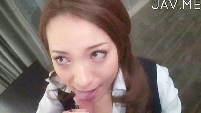 An Asian girl gives a guy a world class massage and blowjob