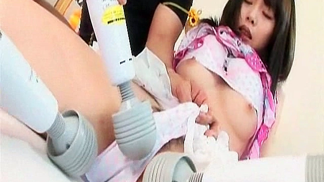 Pussy of a pornstar filled with toys