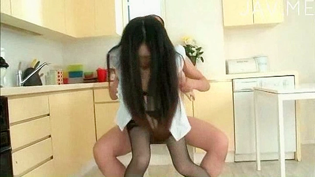 Japanese  takes it hard in mouth