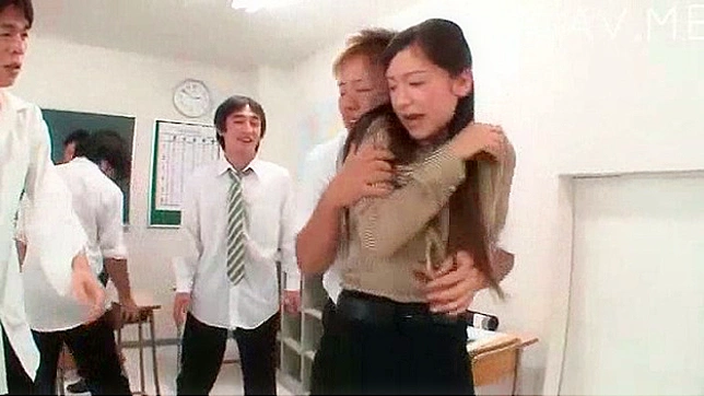 Busty teacher gets fucked