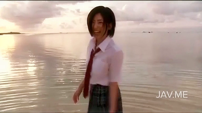 School girl uniform rocks