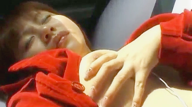 Marin puts vibrator on it in the car Video 2
