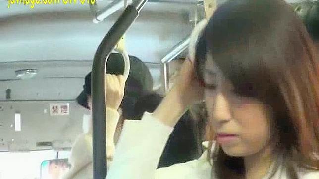 Oficina Lujuriosa Espiando en Autobús y Manoseo