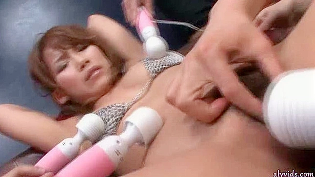 Sweet asian enjoys a dildo Video 2