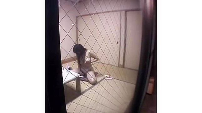 Peeping Tom Caught Japanese Woman Pleasuring Herself on Spy Camera