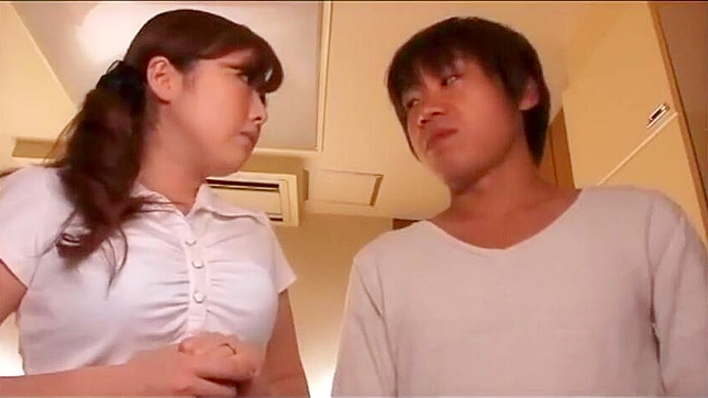 Naughty Teen Dominates Evil Stepmom in Kitchen
