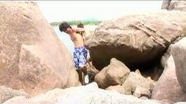 Public Beach Pleasure - A Frisky Asian Couple Sexual Adventure