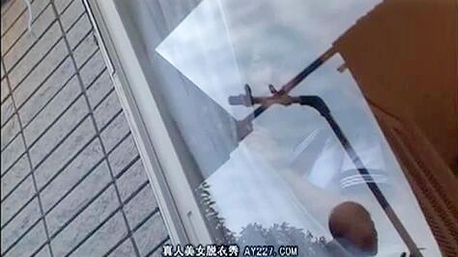 Asians Teen Secret Garden Romp with BF on Balcony