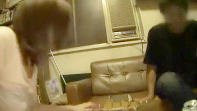 Asian Couple Wild Sex Session After A Few Beers