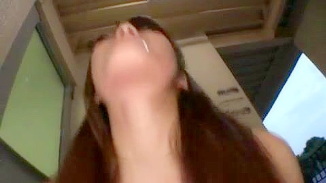 Spying Delivery Guy Gets Surprise BJ From Milf and hubby in Hallway