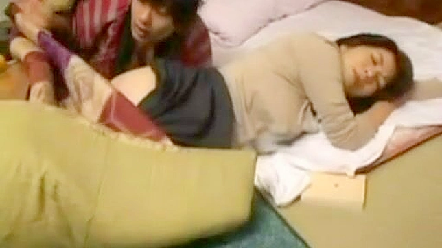 Yukari Sensual Nightmare - A Steamy Encounter with her Step son under the Heating Table
