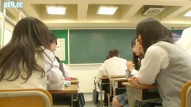 Naughty Schoolgirl Gets Punished by Hot Teacher during exam
