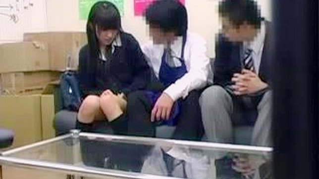 JAV Shopgirl Revenge - Boy gets punished while girl enjoys steamy sex