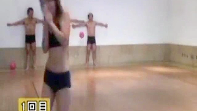 Unveiled Passion at the School Gym