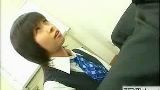 Shy Coworker Gets Teased by Office Lady with Tiny Penis in JAV Porn Video