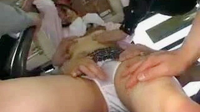 Crowded Bus GroupFuck with Schoolgirls