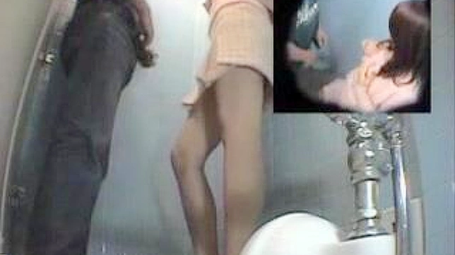 Toilet Sexcapades - Spy Cam Captures Hot Teen action