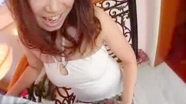 Oriental Tease and Handjob End in Public Humiliation